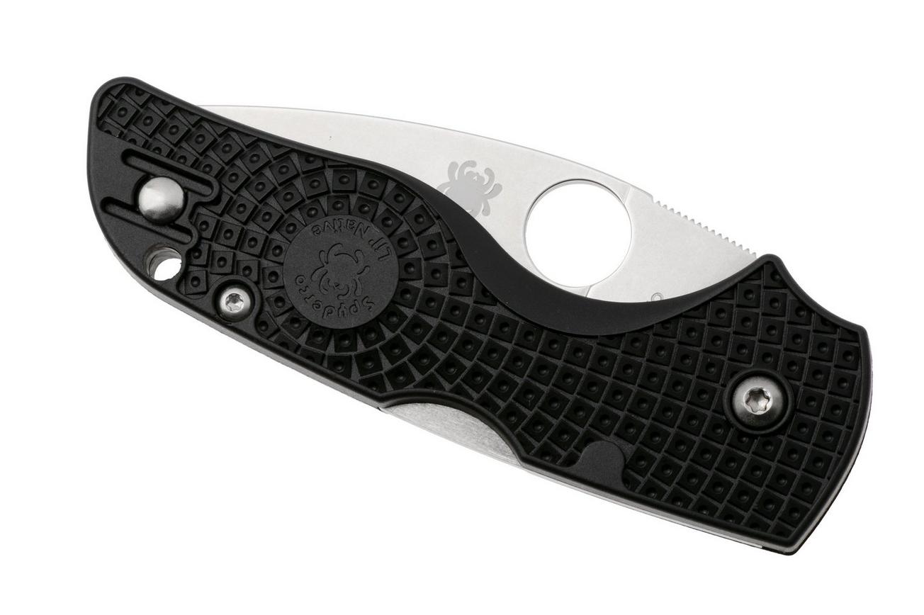Spyderco Lil’ Native Lightweight Backlock C230PBK Black FRN, zakmes