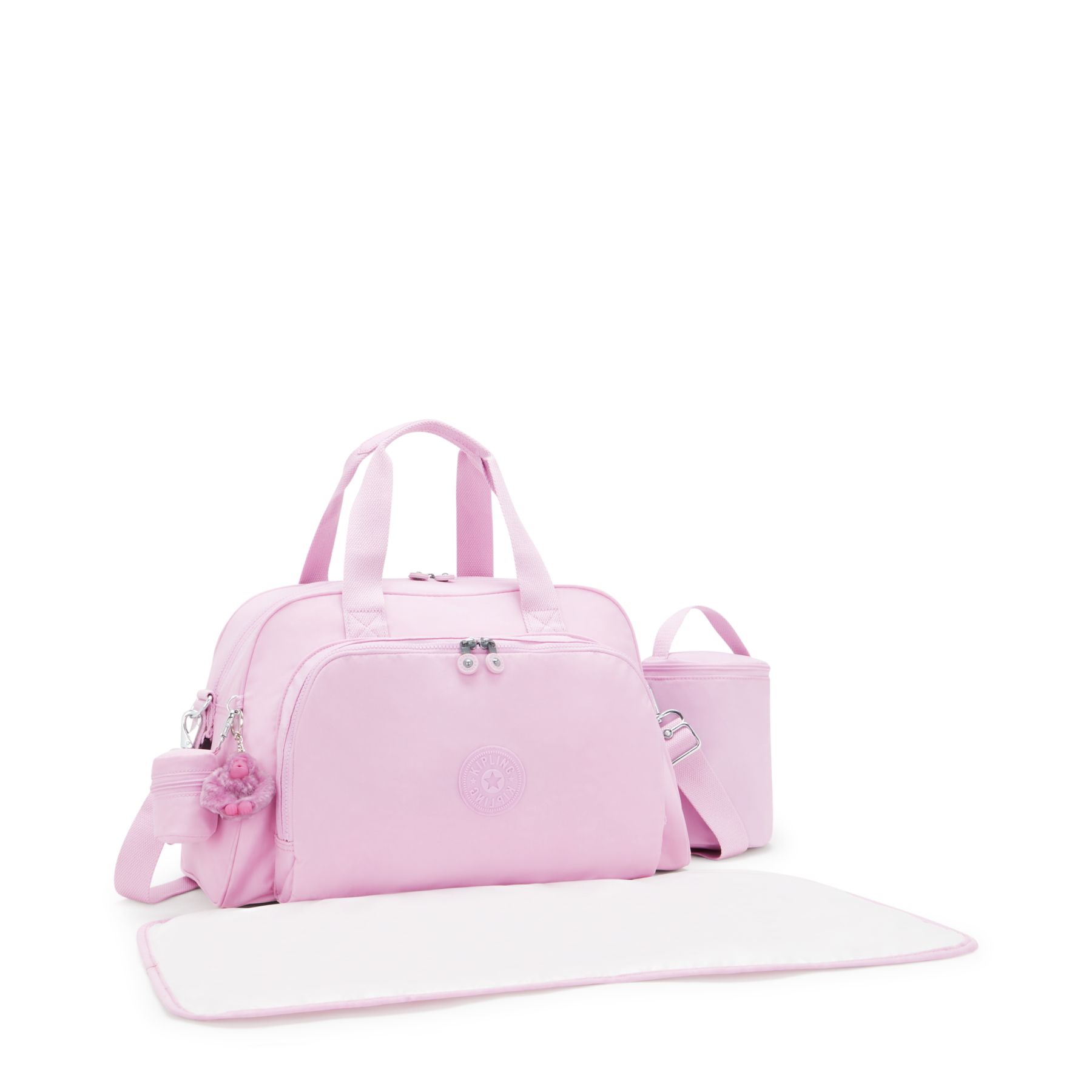 CAMAMA Sac À Langer avec Matelas à Langer - Blooming Pink