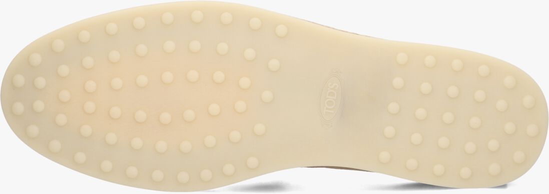 beige tod's instappers pantofola gomma rafia tv