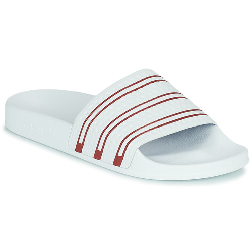 adidas Originals - ADILETTE Blanco / Rojo