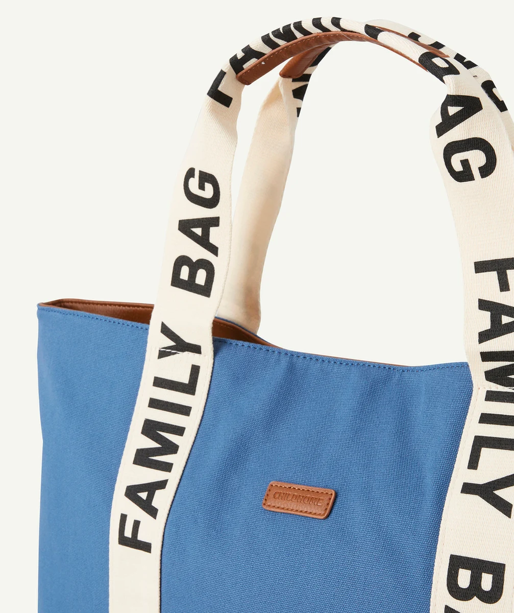 CHILDHOMECANVAS FAMILY BAG SIGNATURE BLEU