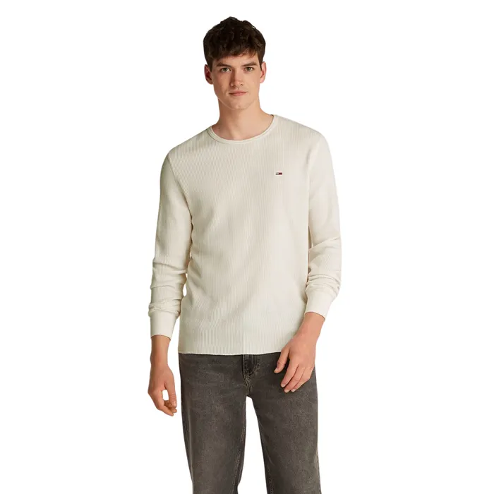 Tommy Hilfiger Slim Waffle Longsleeve Shirt Heren