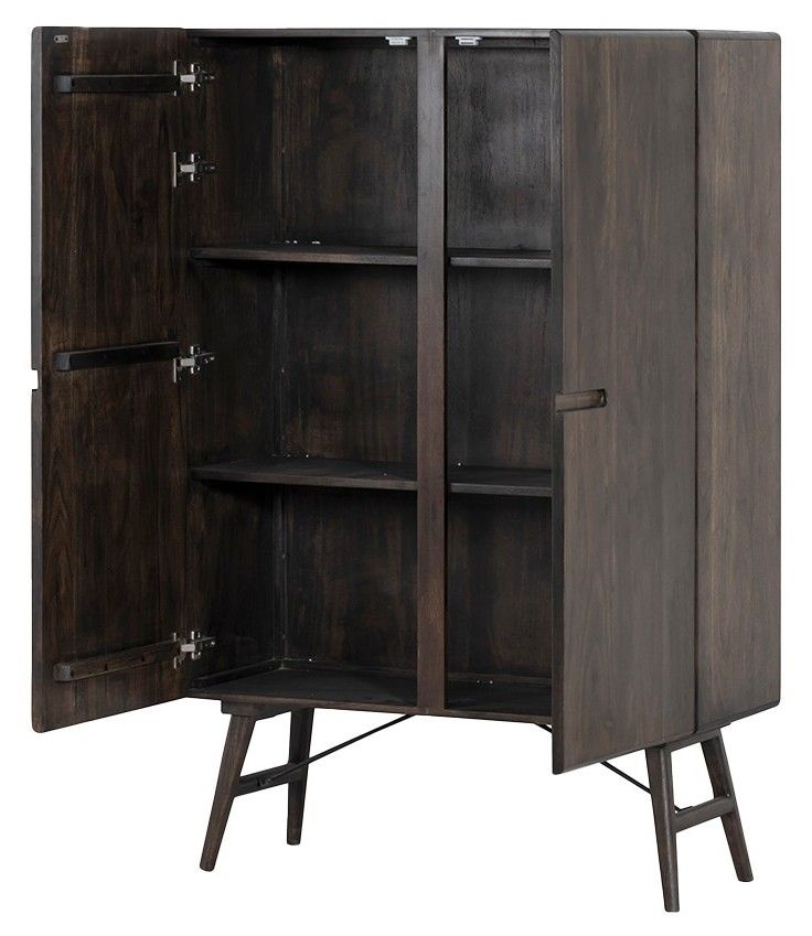 Bergkast Espresso Aura B100 x D40 x H150 cm