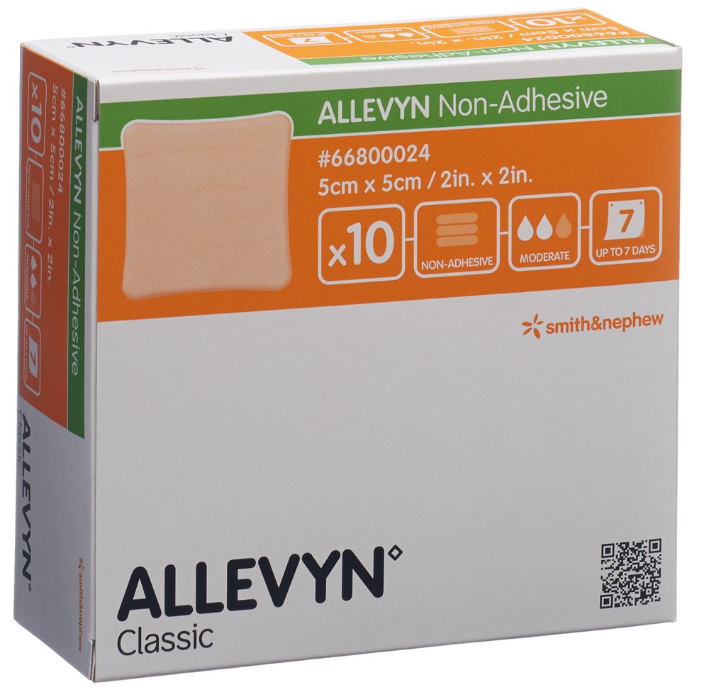ALLEVYN Wundverband 5x5cm 10 Stk