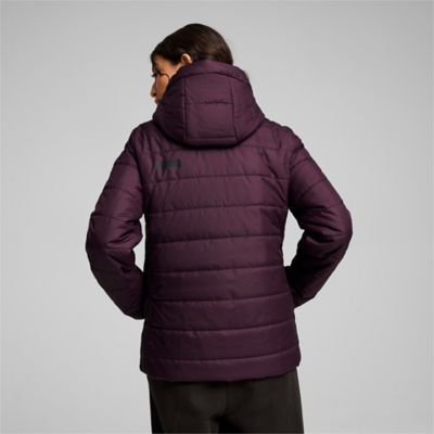 PumaESS Hooded Padded Jacket - lila