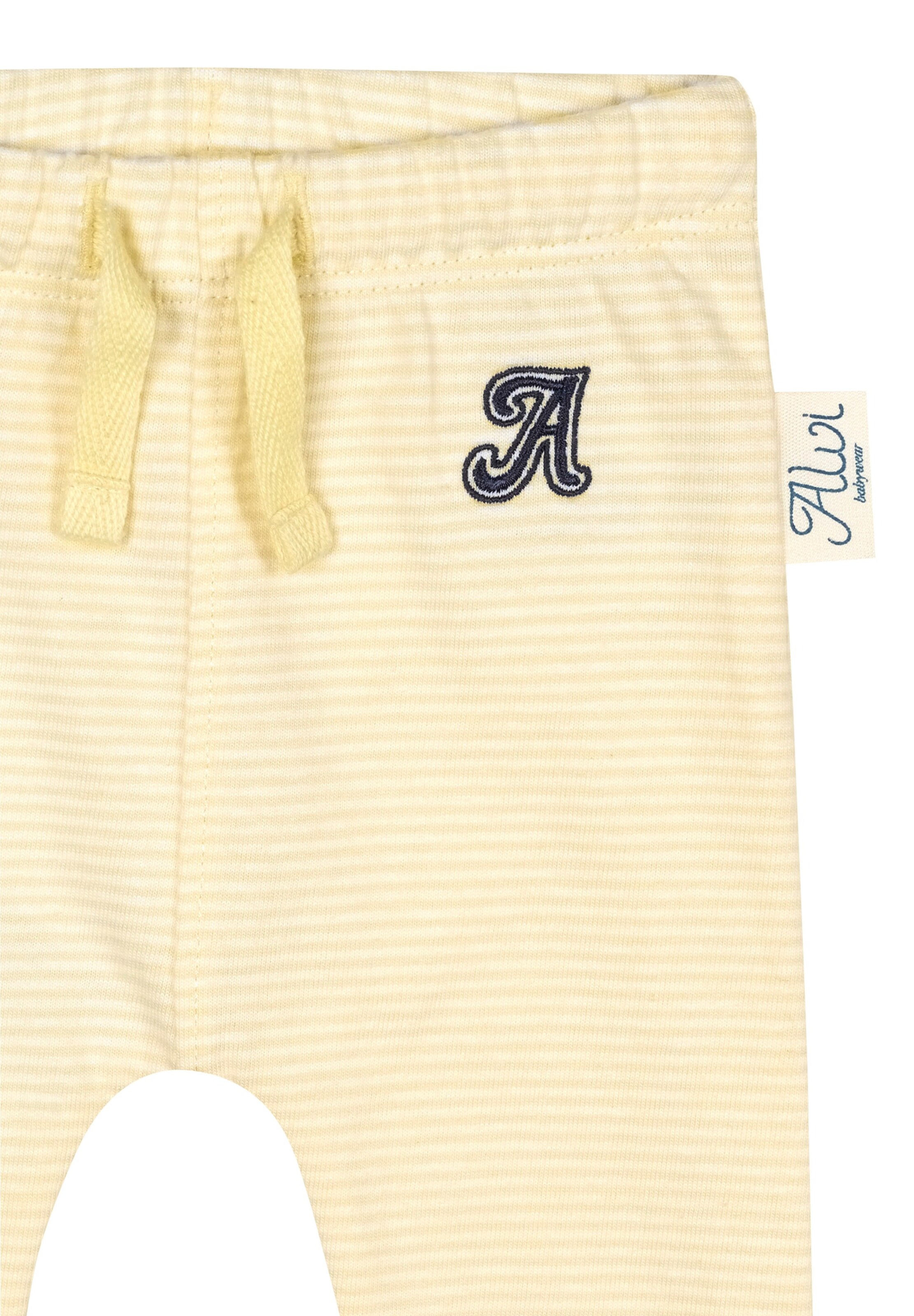 Alvi Streifenhose - Vanilla-White