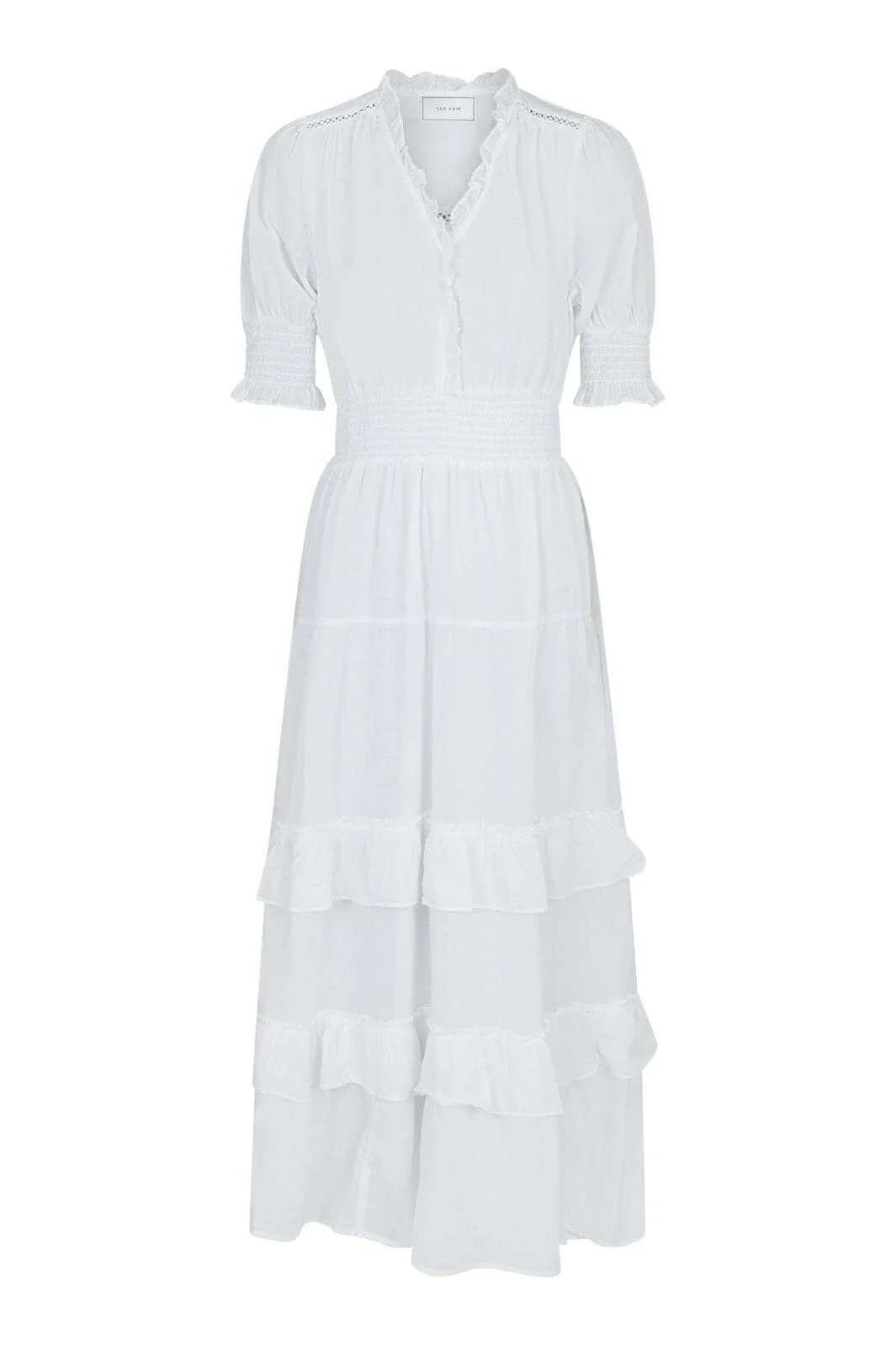 Neo Noir Sophie S Voile Dress white