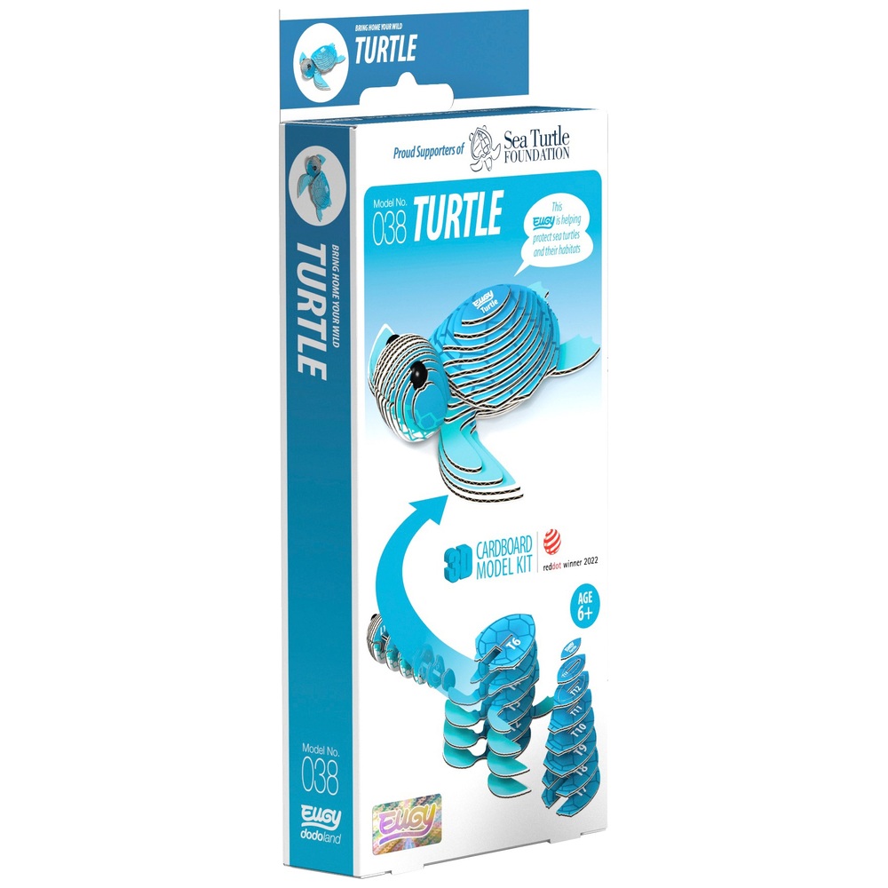 EUGY Schildkröte 3D-Kartonmodellbausatz