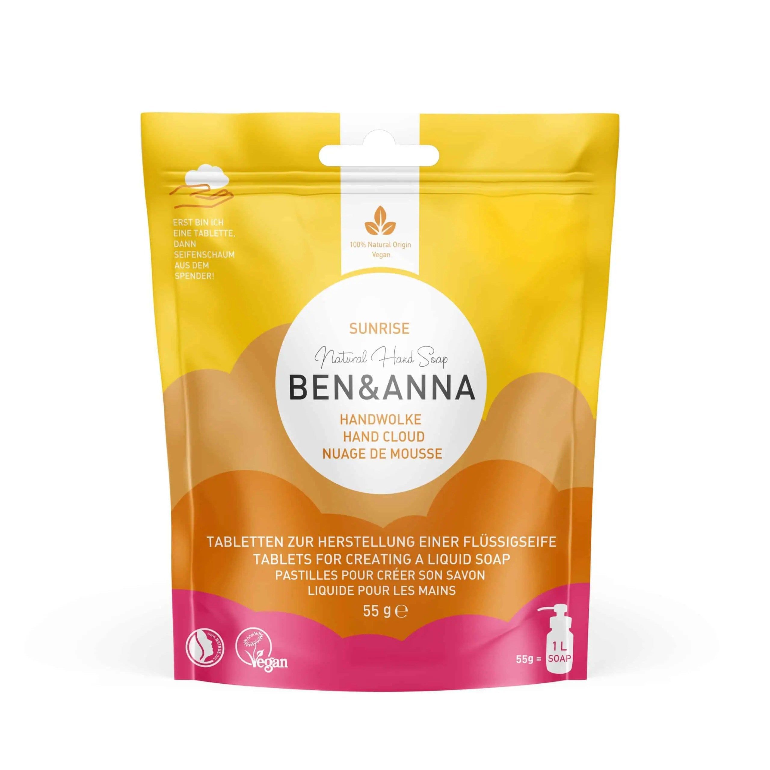 Ben & Anna - Handwolke Seifentabletten – Sunrise