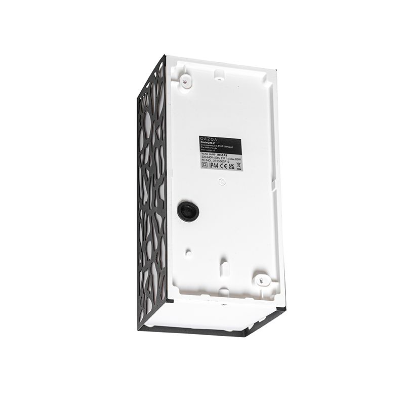 Moderne buiten wandlamp zwart IP44 - Nicole