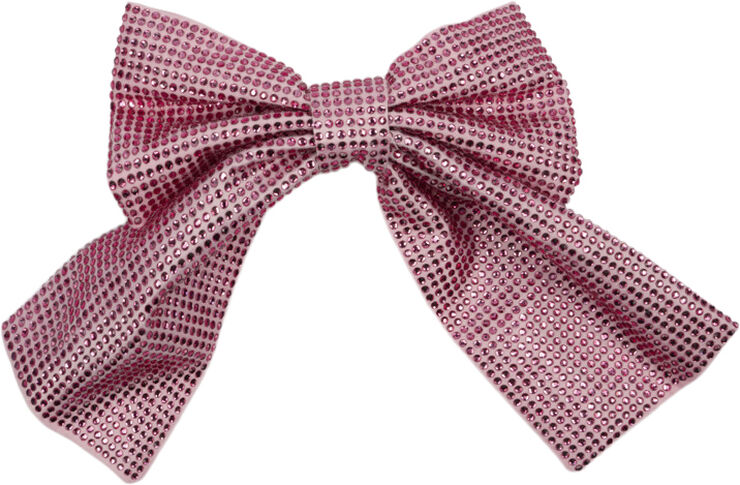 Sui Ava Kelly Crystal Bow Pink pearl