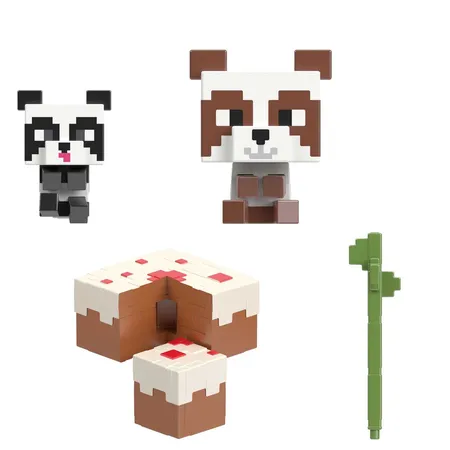 Mattel Minecraft Mob Head Panda 3-in-1 Spielset