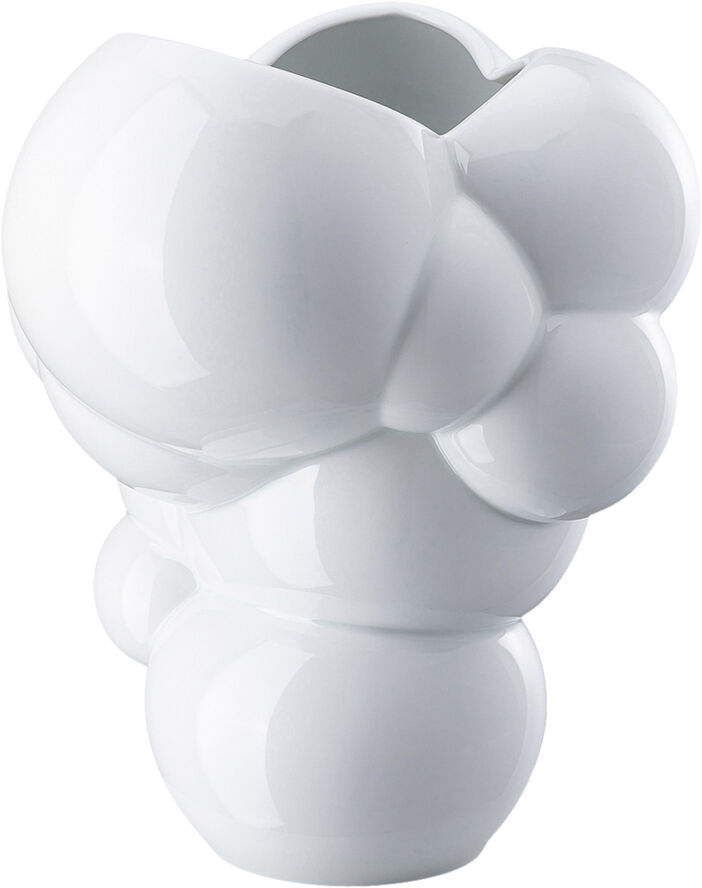Rosenthal Vase 26cm, Weiss, Skum Hvid