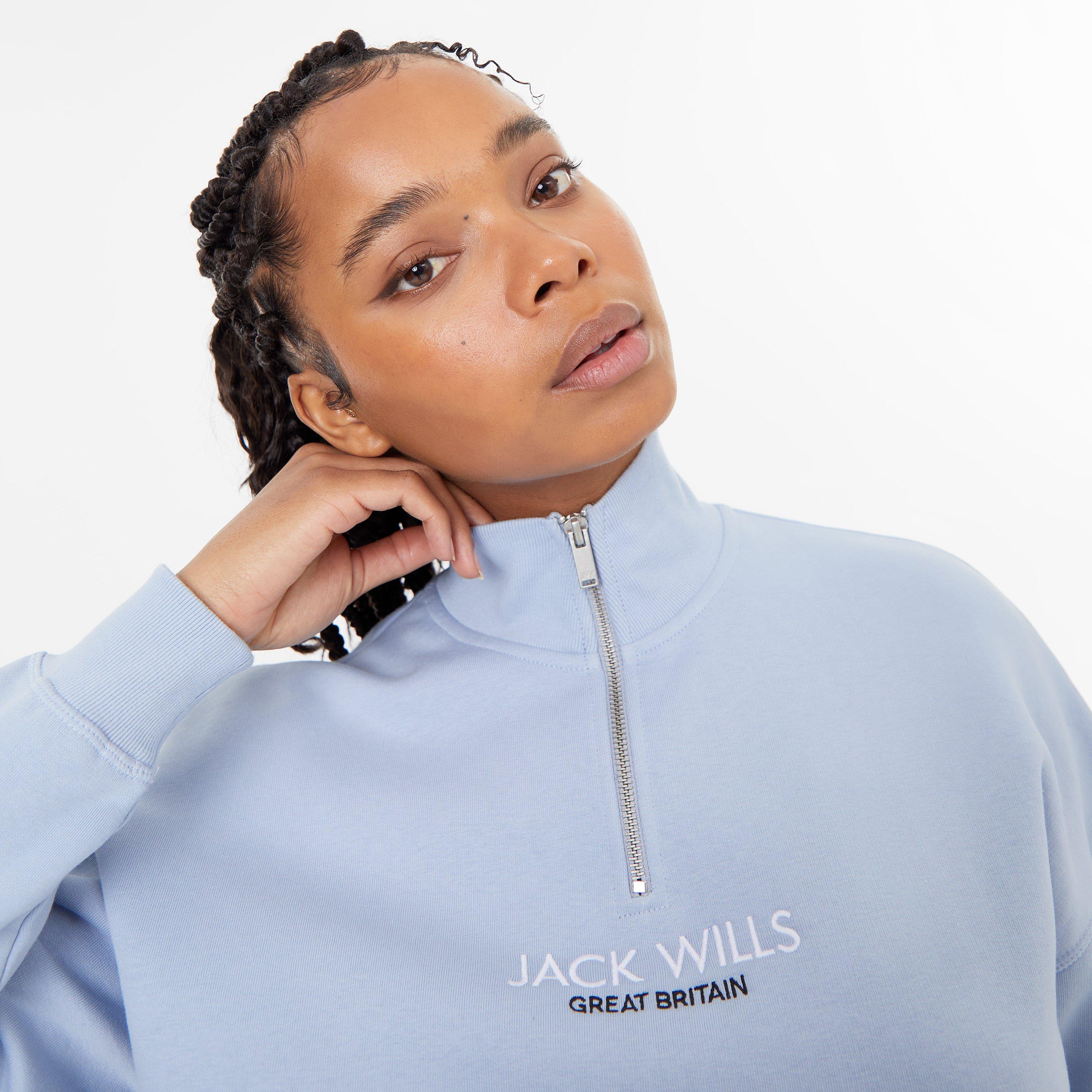 Jack Wills JW Honeylane Half Zip Sweatshirt