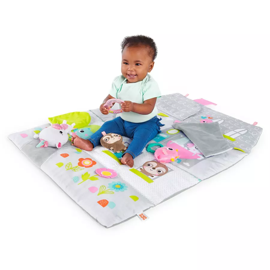 Bright Starts Puppenhaus Spieldecke mit Spielbogen