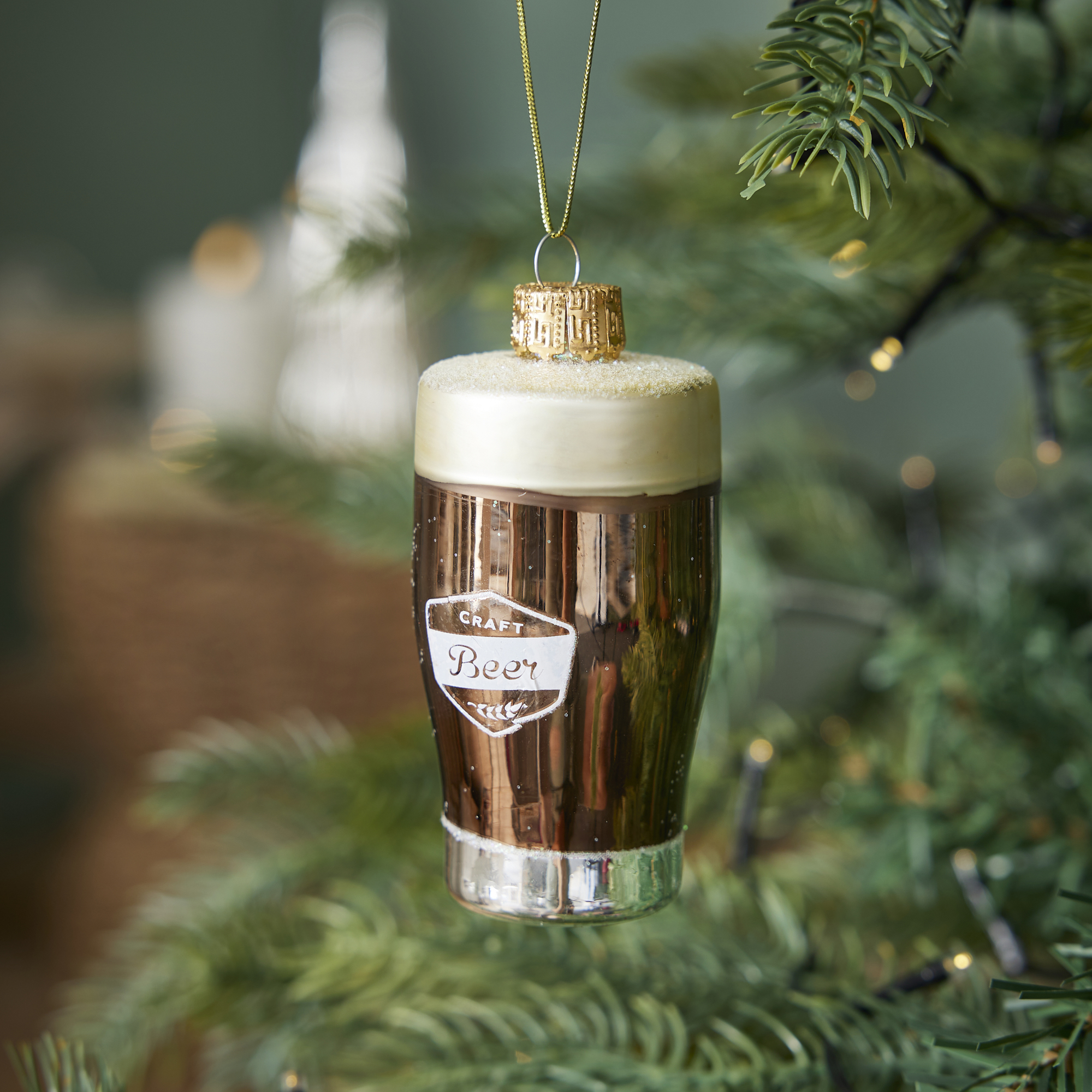 Anhänger Fancy, bunt, Craftbeer/braun, 10 cm