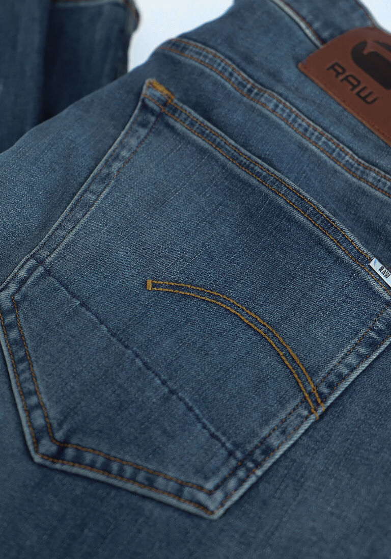 G-STAR RAW blauwe g-star raw slim fit jeans 3301 slim