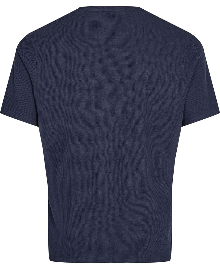 BOSS Waffle T-Shirt Blå