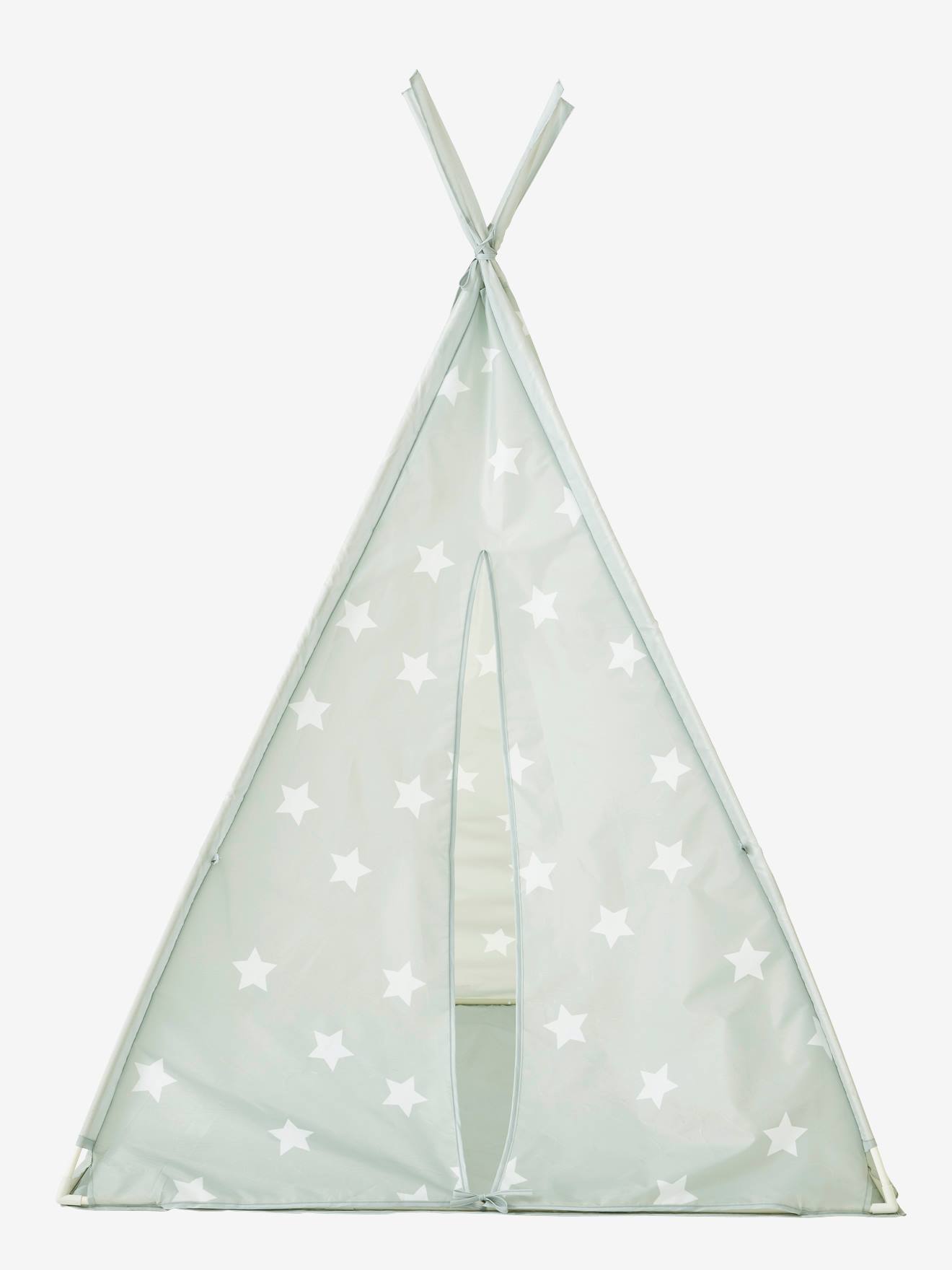 Tenda inca em forma de tipi, cinza/estrelas