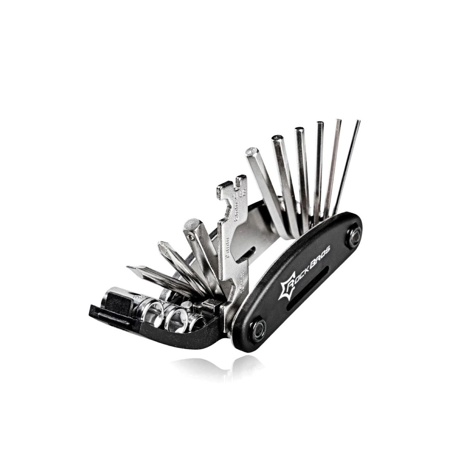 16-in-1-Multitool für die Fahrradreparatur – Schwarz GJ1601