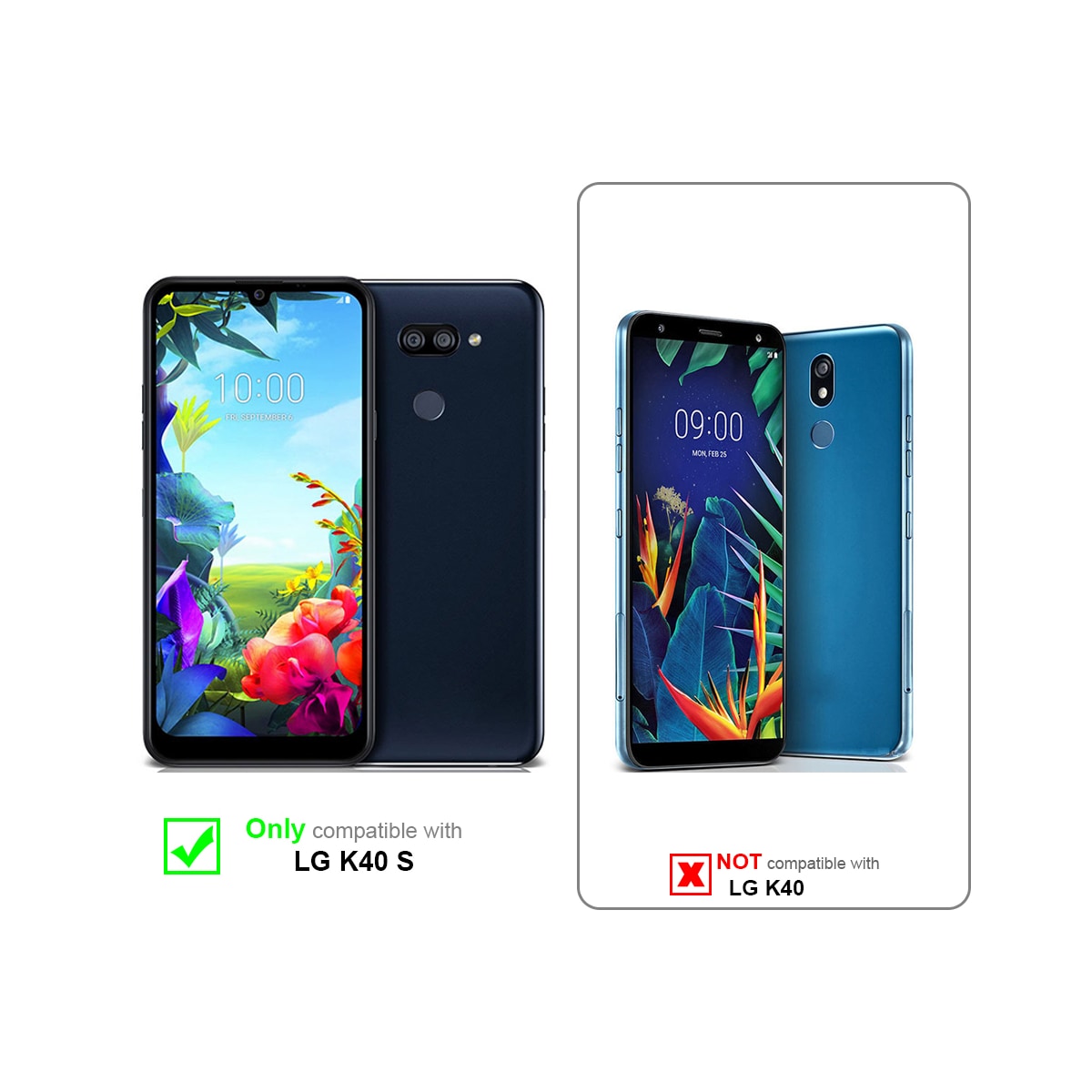 LG K40S 3x Skjermbeskytter Skärmskydd