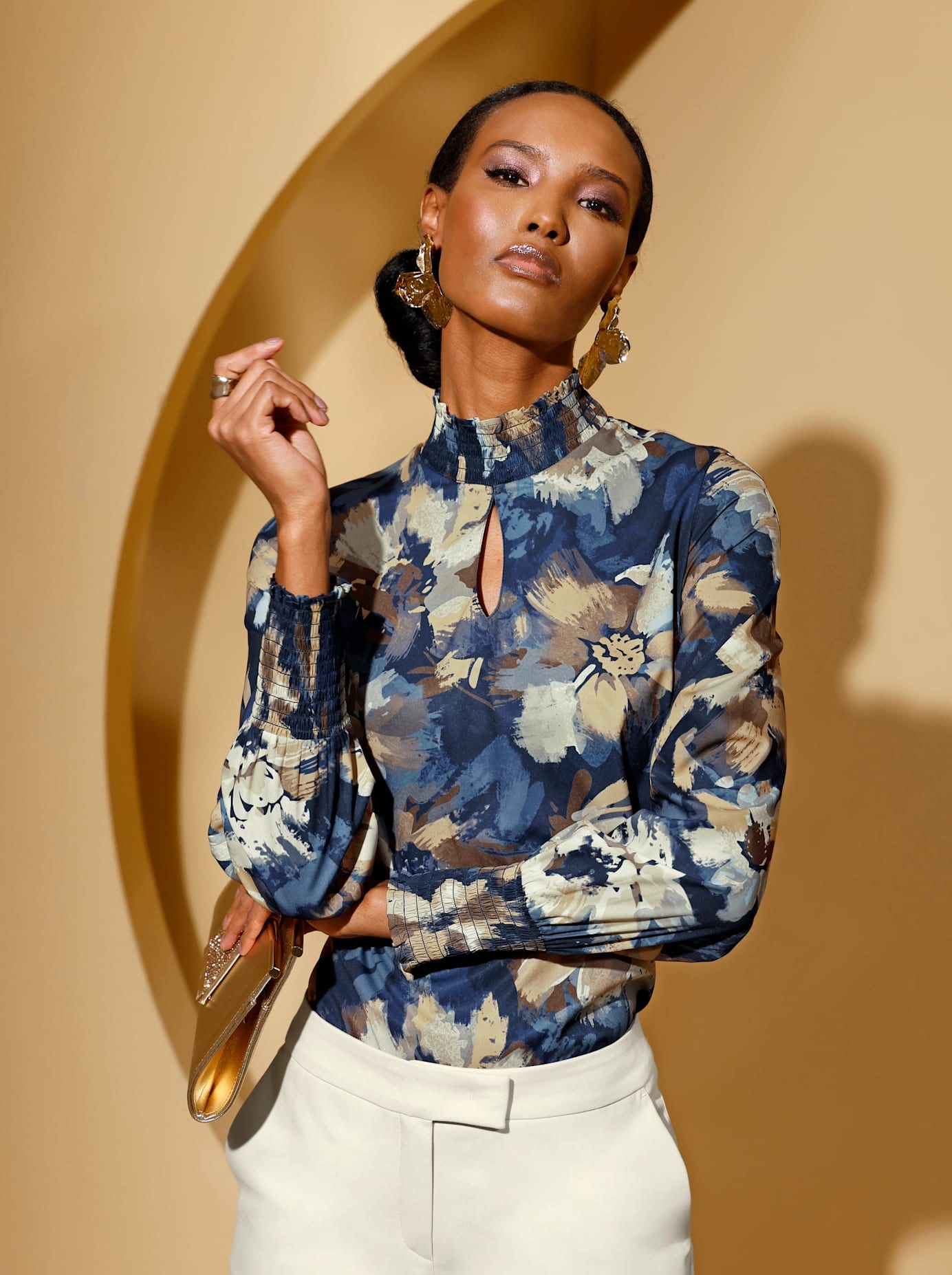 creation L Druckbluse