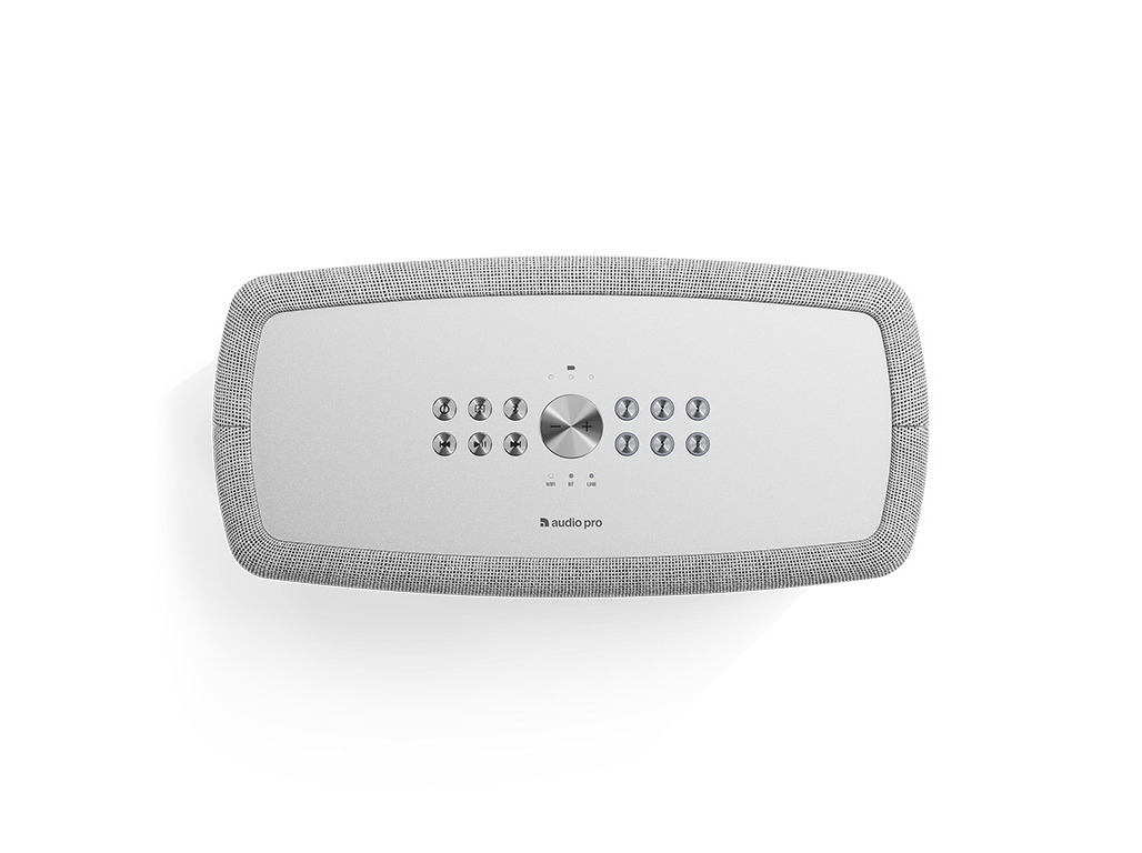 COLUNA WIFI/BT AUDIO PRO A15 CINZA CLARO