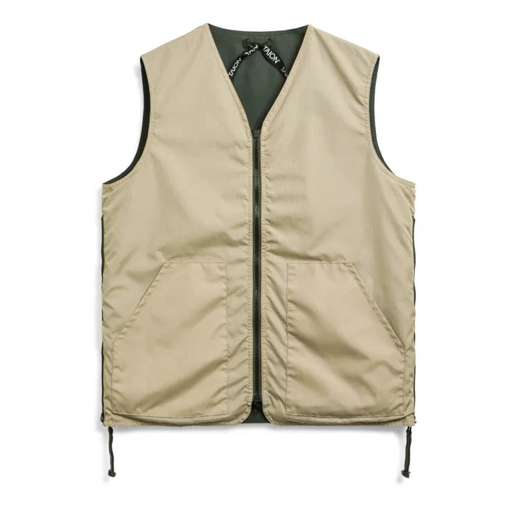 Taion Veste Zippée Military Réversible | Olive