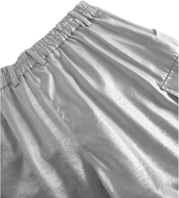 HUNKØN Patrice Cargo pants Silver