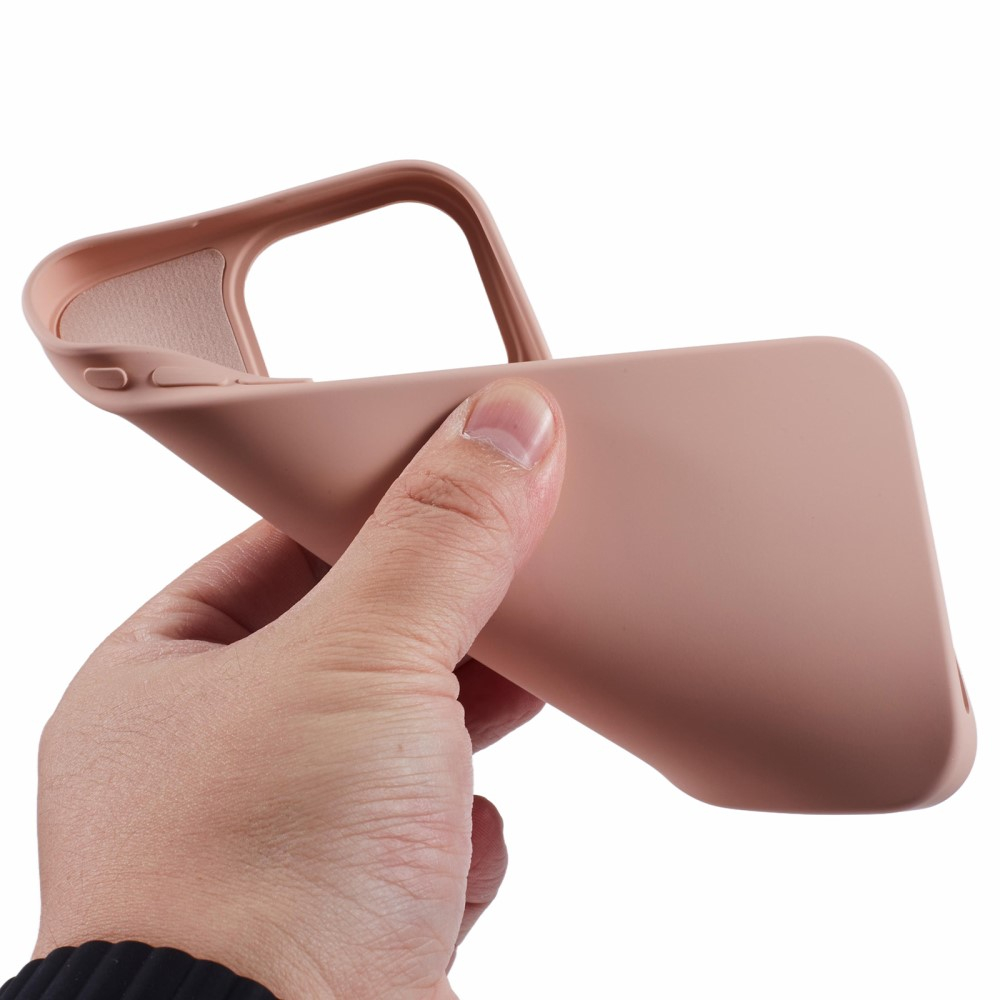 iPhone 16 Pro Gummi Case Schutzhülle - Rosa (Matt)