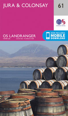 Jura & Colonsay - OS Landranger Map 061 (Sheet map, folded)