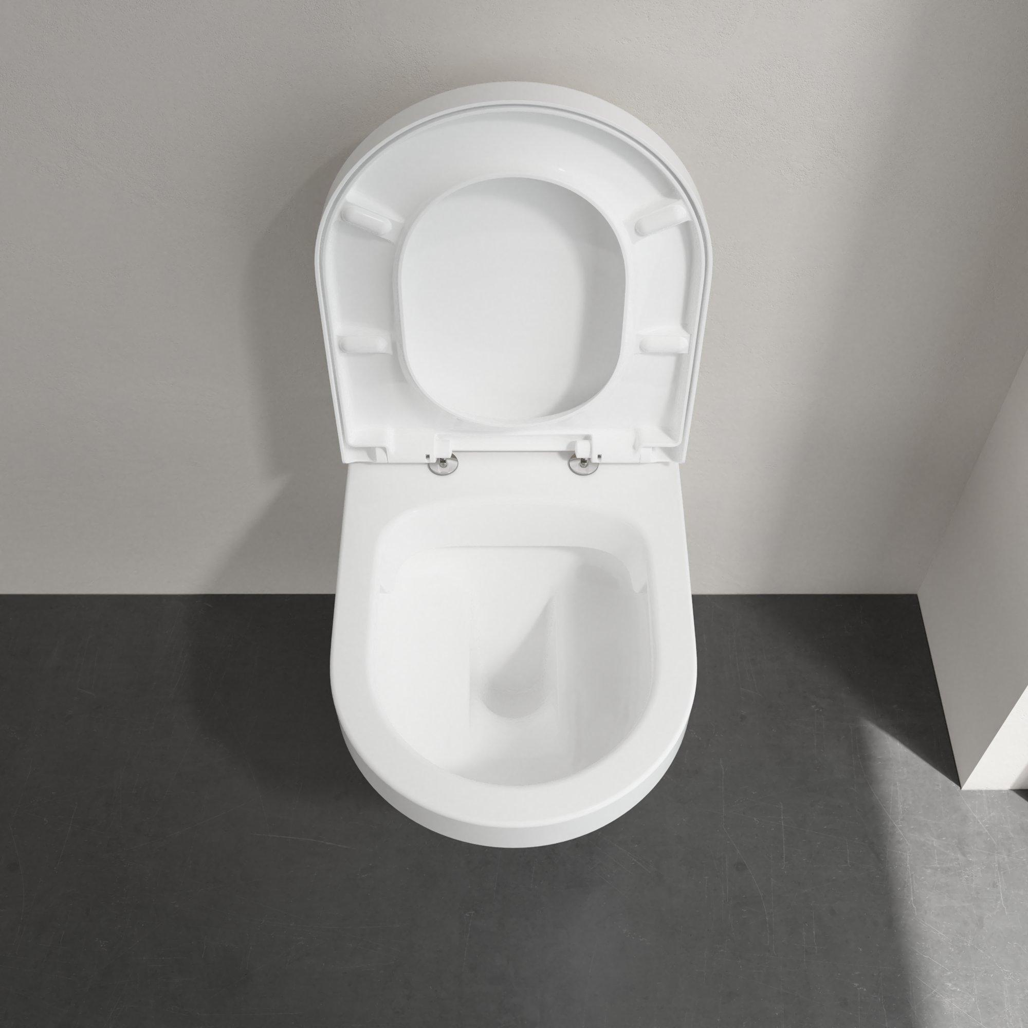 Villeroy & Boch Architectura randloos toilet CeramicPlus rond wit glans