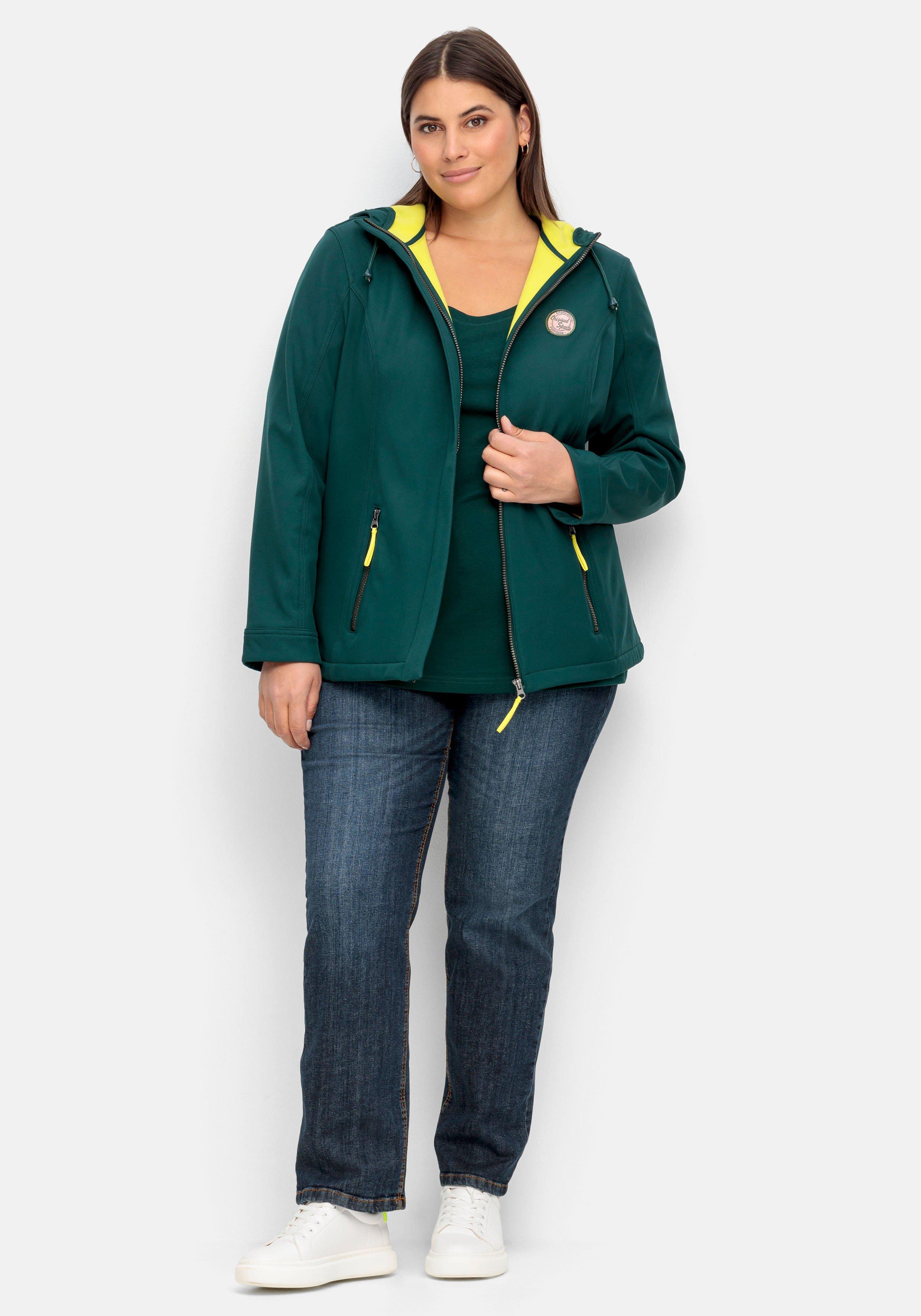Softshell-Jacke mit Fleece-Innenseite