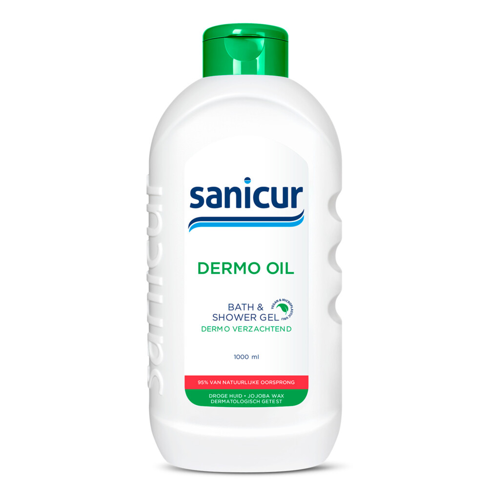 Sanicur Bad en Douchegel Dermo Oil1000 ml