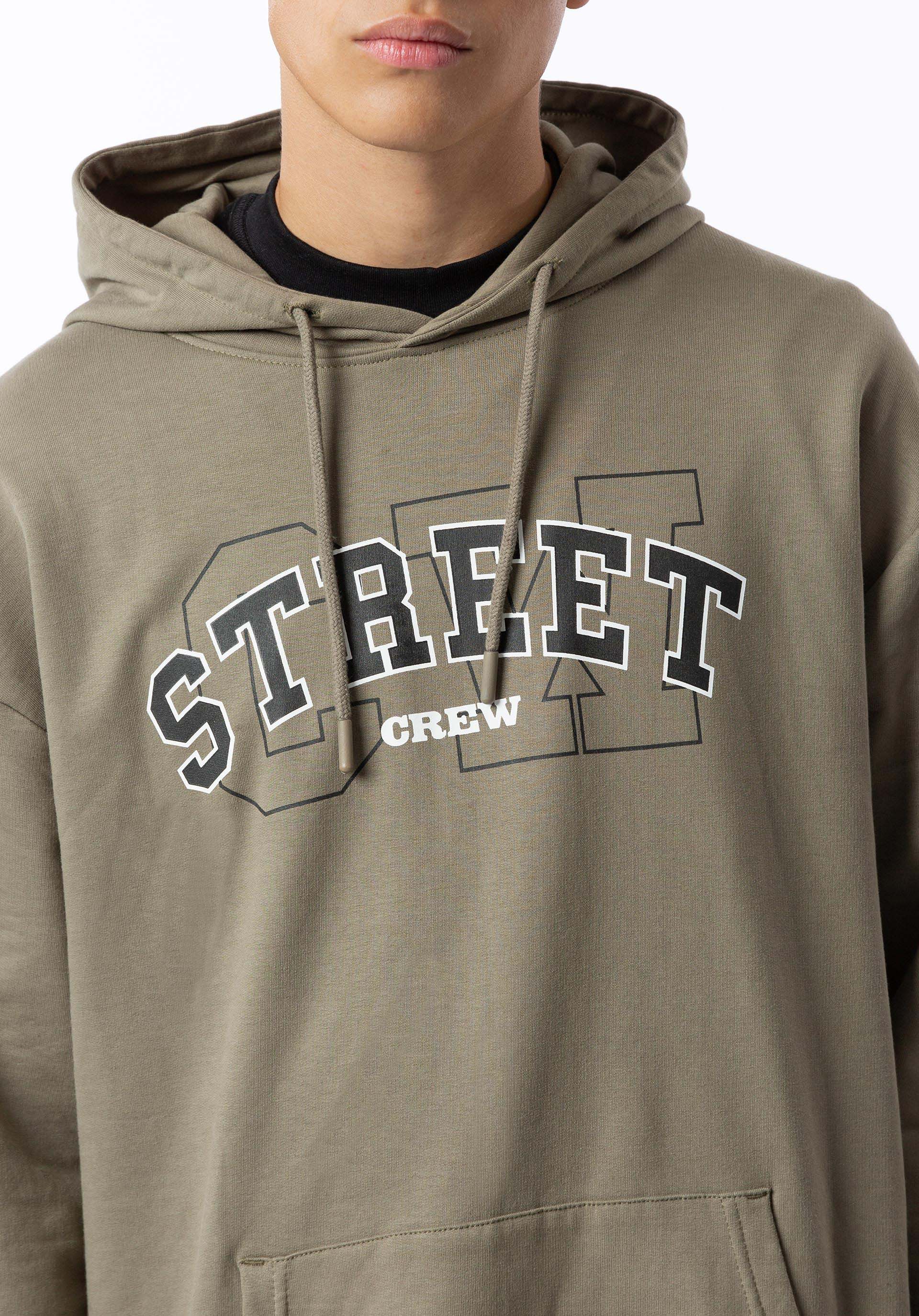 Hoodie com Estampado Frontal