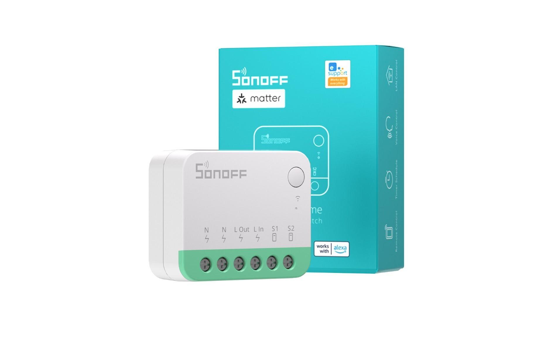 WLAN-Lichtaktor MINIR4M, 10A 2400 W, 1-fachSmart Licht Schalter