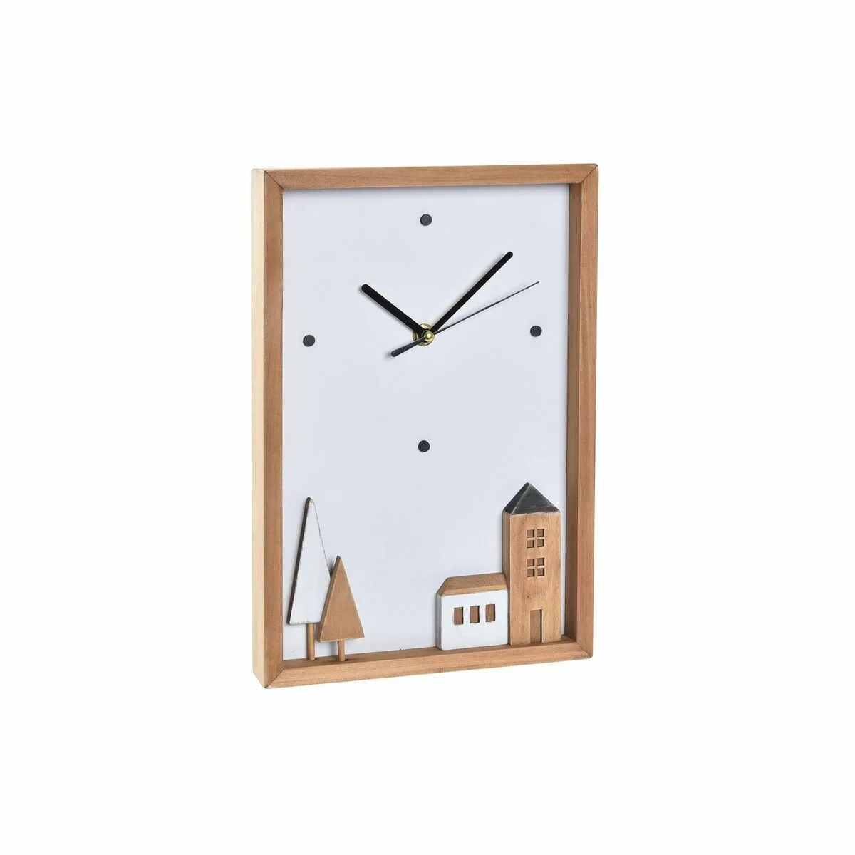 DKD Home Decor Horloge Maisons Urbaine