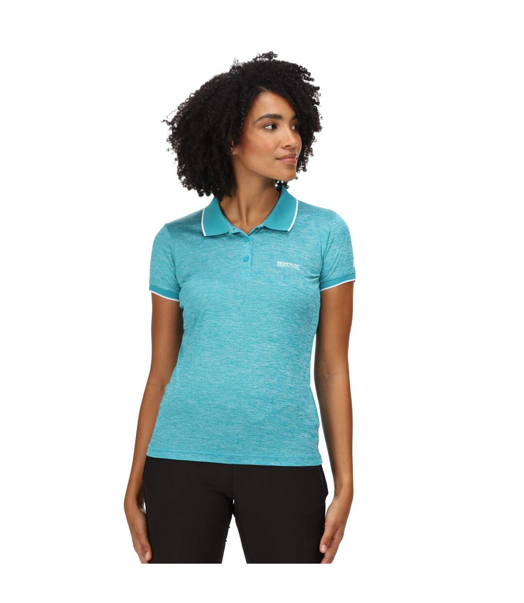 Regatta - Polo manches courtes REMEX - Femme (Turquoise) - UTRG4477