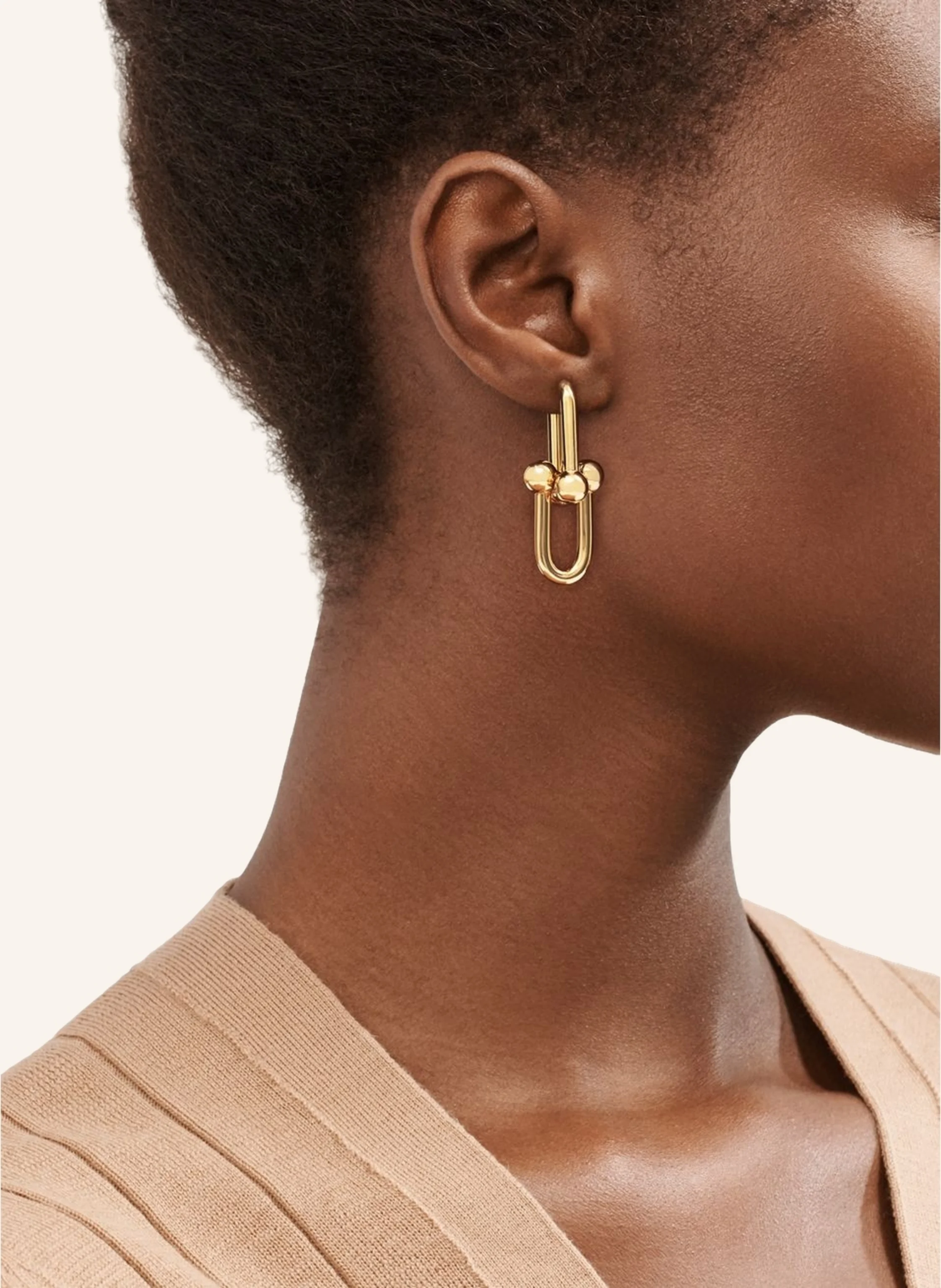 TIFFANY & Co. TIFFANY HARDWEAR OHRRINGE aus 18 Karat Gelbgold