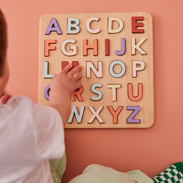 Kids Concept - ABC-Puzzle, multicolor