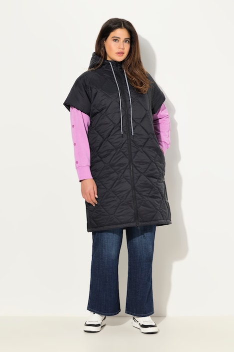 HYPRAR Steppweste, Tunnelzug, 2-Wege-Zipper, recycelt