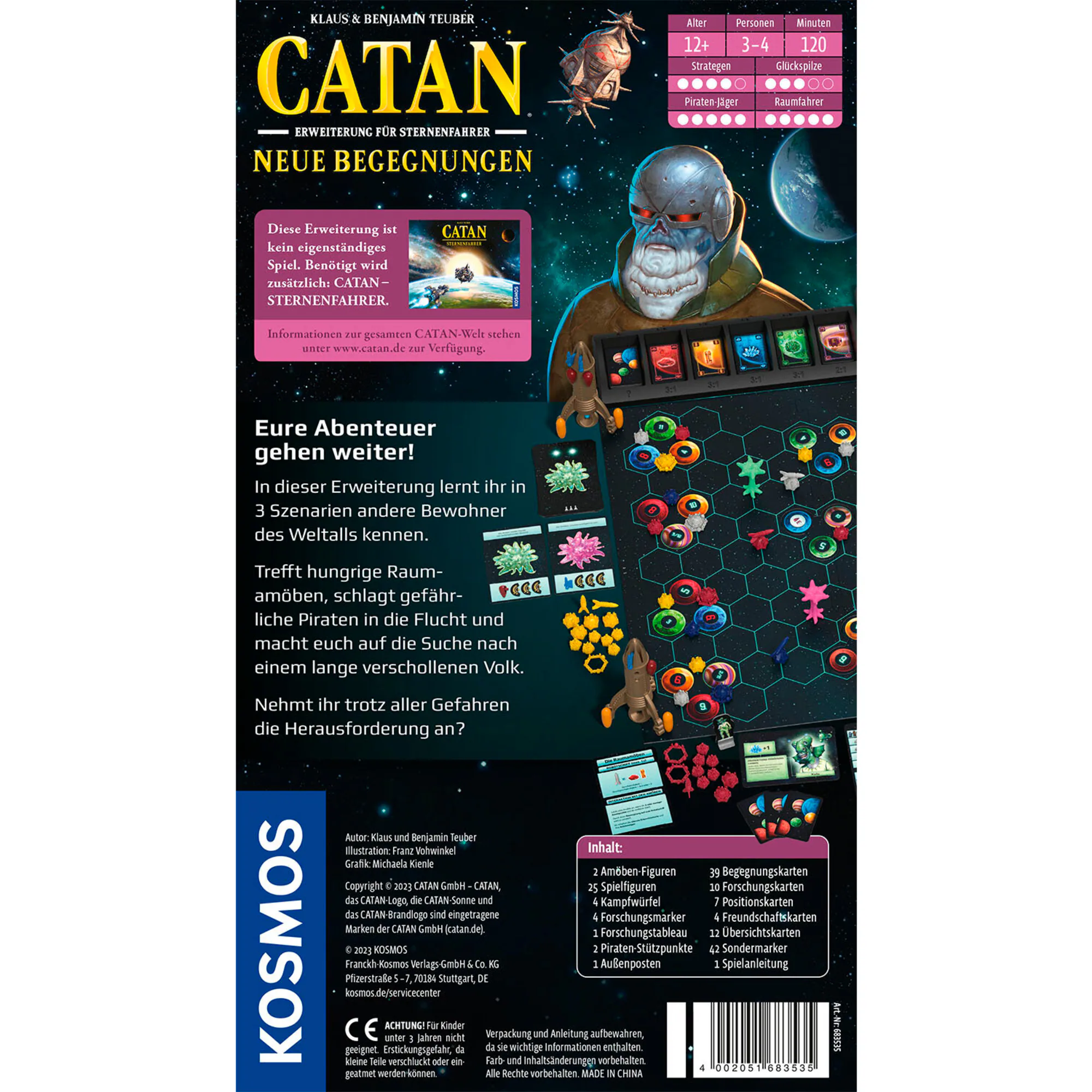 Kosmos Brettspiel CATAN - Sternenfahrer: Neue Begegnungen