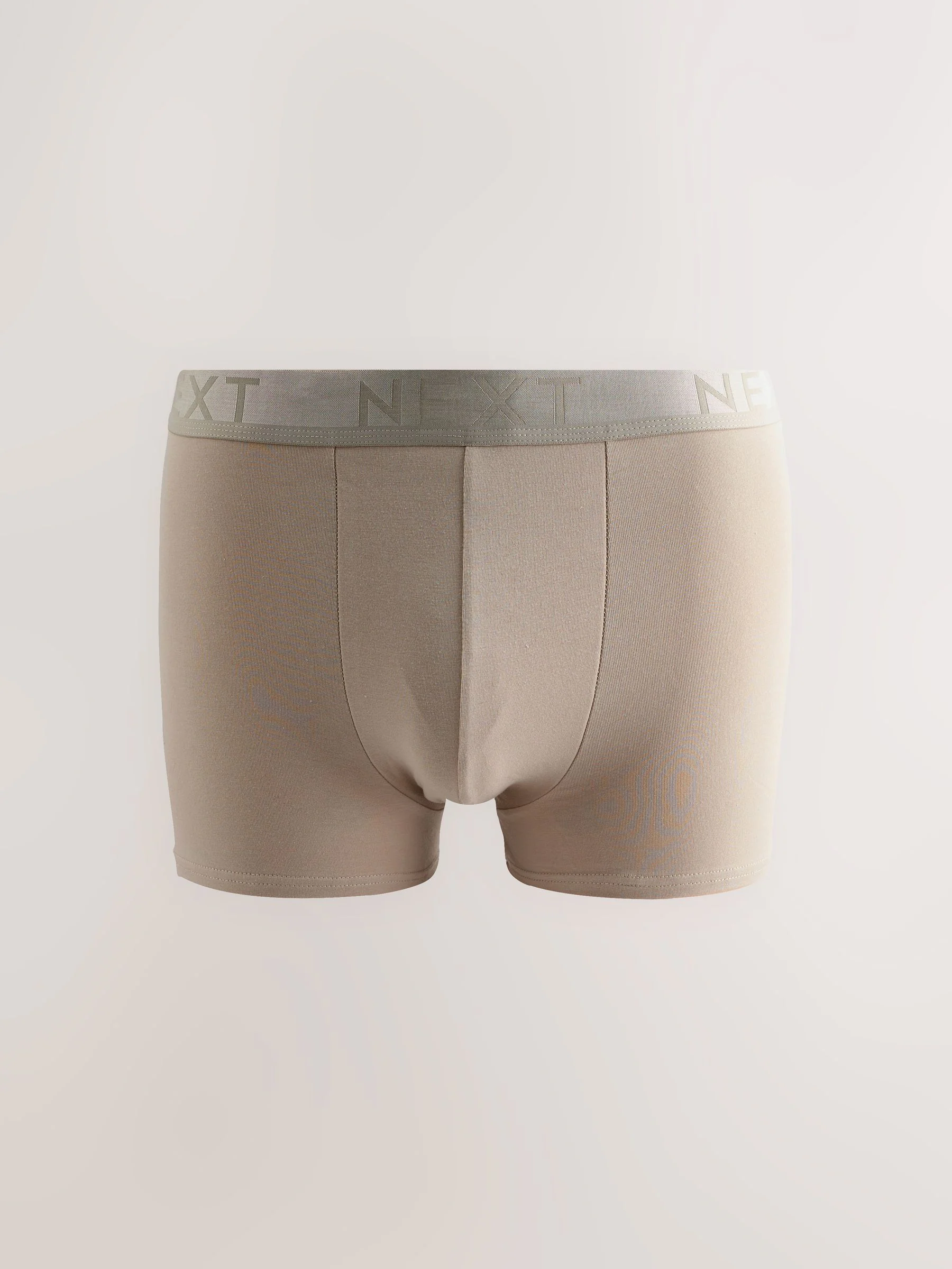 Blauw/groen/grijs - Katoenrijke trunk boxershorts verpakking van 10