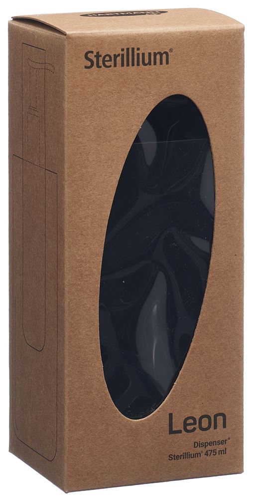 STERILLIUM Dispenser 475ml LEON black 1 Stk