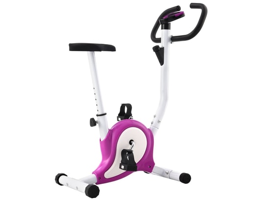 VIDAXL - Vélo d'appartement avec résistance à courroie violet