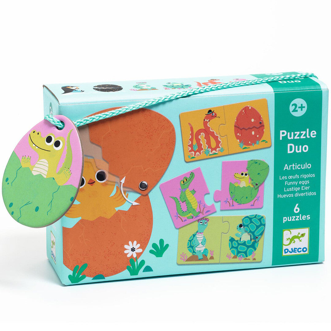 Djeco puzzel duo in het ei