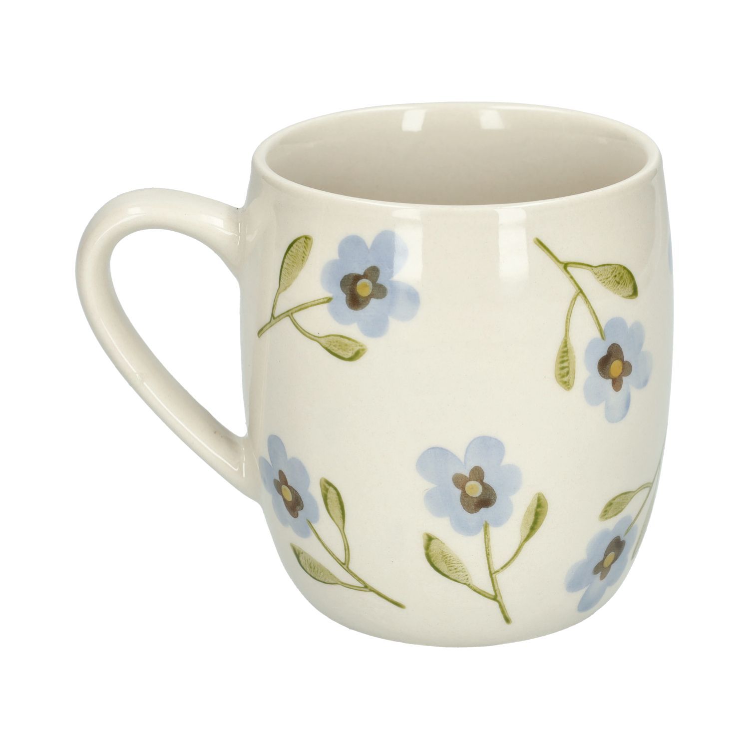 Theemok, steengoed, viooltjes, Ø9,5 cm