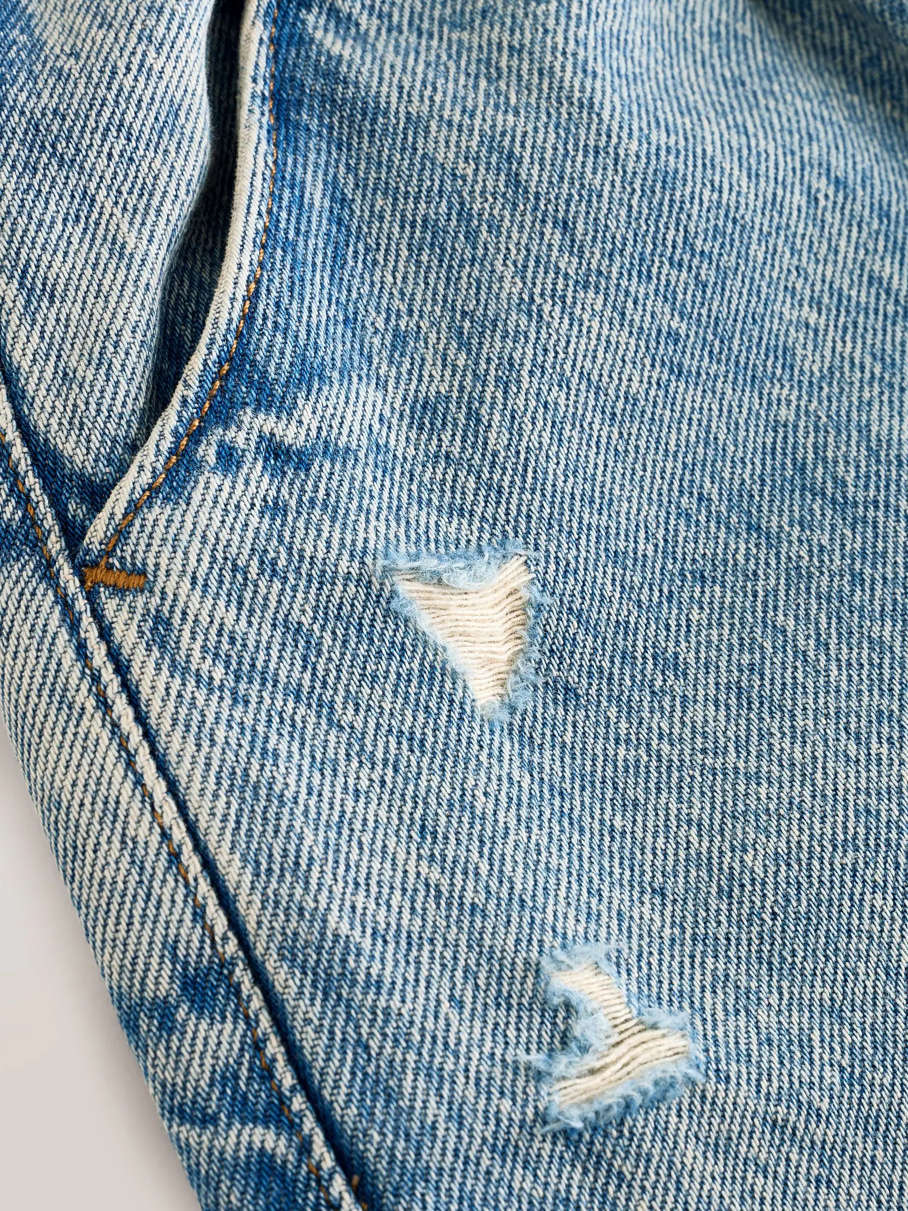 Denim tint - Barrel jeans met elastische taille (3-16jr)