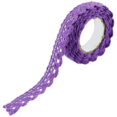 BRUNNEN SpitzenTape, selbstklebend, violett