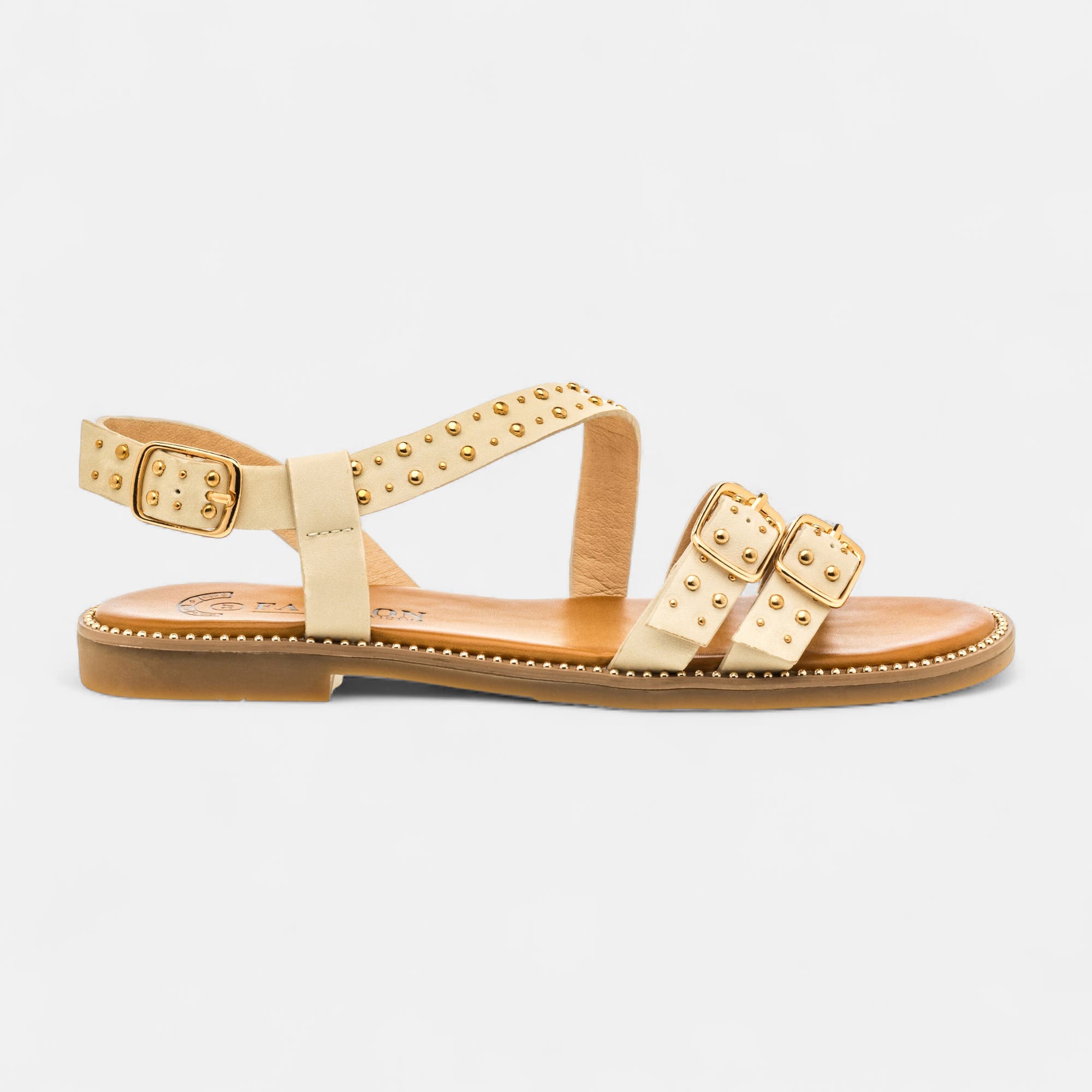 Nu-pieds Femme beige